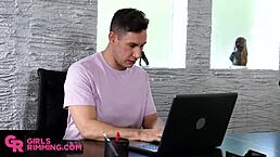 latina threesome vibes with sexy rimjob action! 🔥💦