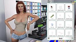 Big city pleasures with chewing gum on the bottom shelf