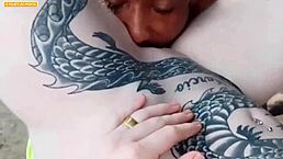 Outdoor Trio Creampies Two Pussies