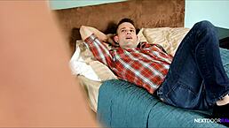 Quin Quire avoids rent by roughly fucking the landlords in this nextdoorraw reality scene.