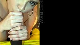 Stacked Blonde Angie Faith Rides His Monster BBC in Doggystyle and Missionary