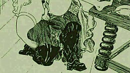 复古色情画作带怀旧感官魅力