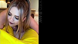 Stacked Blonde Angie Faith Rides His Monster BBC in Doggystyle and Missionary