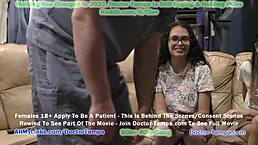 angel santana's yearly gyno exam with nurse aria nicole at doctor tampa