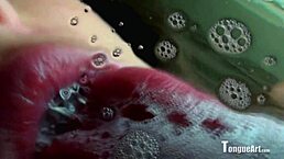 Sophia D Spits on My Tongue!