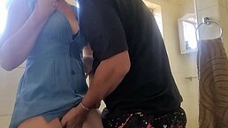 Upskirt Pussy Eating and Fingering in Kinky Session