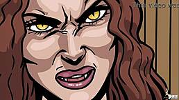 omg, the vampire queen is getting dominated by a huge bbc 😍