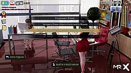 Fashion Business Girl Flashes Nice Ass In Office Game