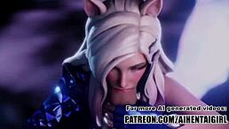 英雄联盟阿狸让你射在无码Hentai里