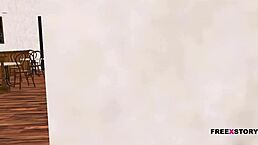 I pose sexy as a cute teen 18+ girl in this animated 3d porn video