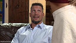 Penthouse Pet Tasha Reign Strips As Nymphomaniac Girlfriend Ready For Cock