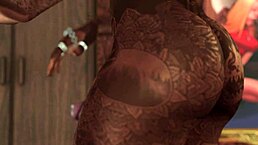 A guy with a huge cock enjoys intense gay sex in the bedroom