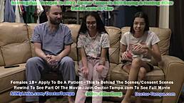 angel santana's yearly gyno exam with nurse aria nicole at doctor tampa