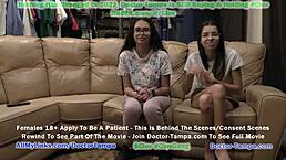 angel santana's yearly gyno exam with nurse aria nicole at doctor tampa