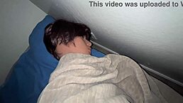 eating my gay stepsons ass in secret while he's horny and bareback