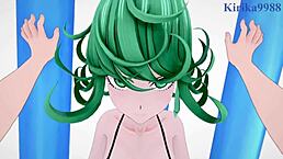 hey, tatsumaki and captain mizuki go wild in hentai action