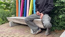 i'm so nervous getting caught with my curvy body in this public park