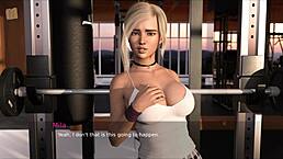 summers gone 43 with blonde big tits in gym cartoon hentai 😊