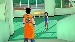 Gohan embarks on college sex adventures in Dragon Ball Zex 2.