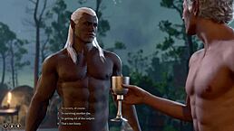 Baldur's Gate 3 naked run shows Astarion in steamy gay scenes