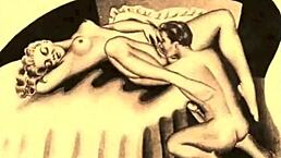 What’s Behind These Vintage Erotic Sketches?