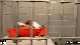 these hottie gays are intensely fucking with monster cocks in prison, licking ass and blowing