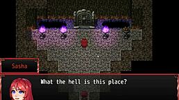 harem in another world harem hentai game ep 9 learning a naive nun how to give a blowjob