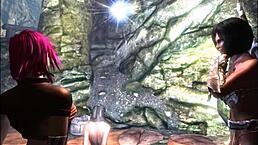 红发奴隶幻想中衣服被撕 狂野女同行动