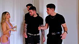 Bud brothers gangbang Tru Kait with deep anal. Double penetration, are you ready for this?