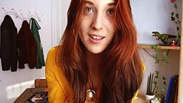 teacher catches student jerking to porn mag in back to school joi