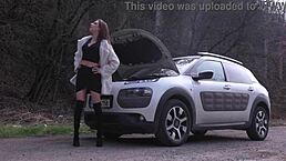 broken car leads to emily pink’s extreme rough play