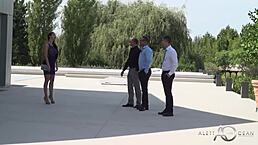 Aletta ocean in a wild foursome dp, can you handle it?