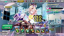 Hentai游戏第5集秘书在桌上被干到内射满溢，呻吟回荡办公室