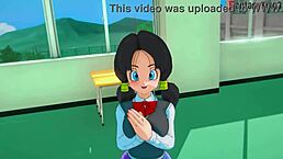 Gohan embarks on college sex adventures in Dragon Ball Zex 2.