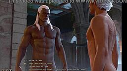 Baldur's Gate 3 naked run shows Astarion in steamy gay scenes