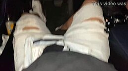 Would you swallow a stranger's cum in the car?