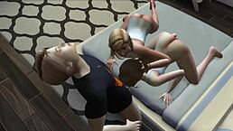 Feeling Intense Passion As Trial Ends In Wild Fuck In Bath With Alien Monster