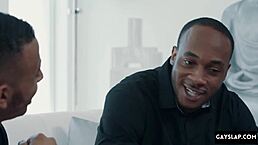 I can't believe that hot gay big black cock squirting all over me, it's so rough and first time