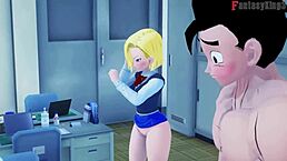 Gohan embarks on college sex adventures in Dragon Ball Zex 2.