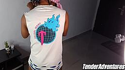 Mara Exotic Humps Her Juicy Pussy On Hard Bbc