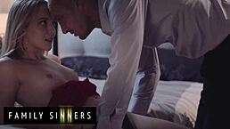 family sinners 继父与火辣娇小18+继女出轨，在她屁股上射精