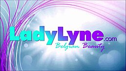 Hey, can Lady Lyne handle three huge cocks outdoors?