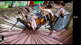 in hg waifu academy part 9, the waifu never gets mad at all