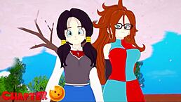 Gohan embarks on college sex adventures in Dragon Ball Zex 2.