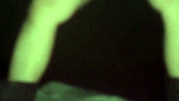 A gay man from russia takes a snow bath and feeds his ass with snow