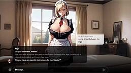 Check this erotic story with obedient big tits blonde maid Anya in AI sexting roleplay! 😍