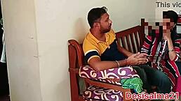 My husband told his friend my wife's pussy is wide. I scolded him. He FUCKED my ass and pussy with oil.