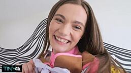 girl scout earns her cum slut badge in doggystyle creampie