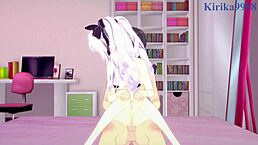 Murasaki Shion Feels Intense Pleasure In Hololive Vtuber Hentai Sex