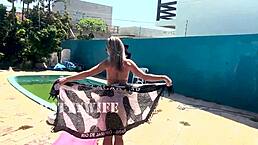 Wife Sneaks Pussy to Neighbor After Husband Leaves! 😈